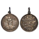 British Commemorative Medalet, silver d.17mm: Colonel Baden Powell / To Commemorate British