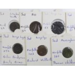 Norfolk 17th century tokens, Creake, South, Will Swallow, farthing, 1667, D.22, F, Diss Town