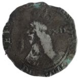 Charles I silver shilling, Tower Mint under Parliament, 1642-1649, mm. Sun 1645-1646, tall coarse