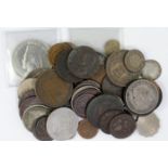 World Coins (49) 18th-20thC silver and copper, mixed grade.