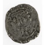 Edward IV , Second Reign 1471-1483, silver penny of York, Archbishop Neville, no marks by neck,