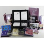 Collection of modern GB issues to include Proof Sets 2004, 2008, 2008 (silver), mint packs /