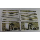 France (36), 500 Francs P156 (date range 1969 - 1987), with pinholes, Fine+ to aVF