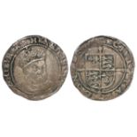 Edward VI silver groat in the name of Henry VIII, reverse reads:- CIVITAS LONDON, mm. looks to
