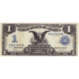 USA 1 Dollar Silver Certificate P338b (dated 1899), H46276453, signed Lyons & Treat, large Eagle