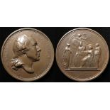 British Commemorative Medal, bronze d.53.5mm: Abolition of the Slave Trade 1807, (medal) by T. Webb,