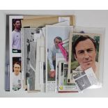 Jimmy Greaves collection of cards, cuttings, Englands Greatest goal scorer (qty)