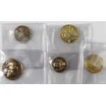 Electrotype copies of Ancient Greek coins in 'gold' and 'silver', EF [5]