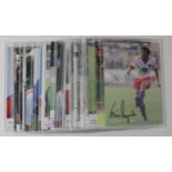 German Football selection of signed colour postcard sized photos c1973-1990s, various internationals