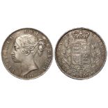 Crown 1845 cinquefoils VF