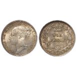 Sixpence 1879, S.3911, EF, haymarks.