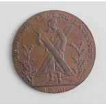 Token - Leith 18th century Trade Token dated 1791 - good very fine.