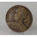 Romanian Commemorative Medal, bronze d.80mm: Dr. Carol Davila Centenary 1828-1928, by Andre