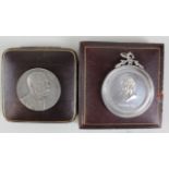Edinburgh University silver John Dalton medal to William M. Quin (boxed) Hallmarked Edinburgh