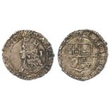 Charles II hammered silver penny, Third Issue, with mark of value and inner circles, mm. Crown,