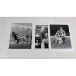 Liverpool, signed 20 x16" silver gelatin photo showing Kevin Keegan scoring in an European game at