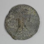 Elizabeth I lead token stylised bird on one side - Tudor rose on the other side. Struck about 1574 -