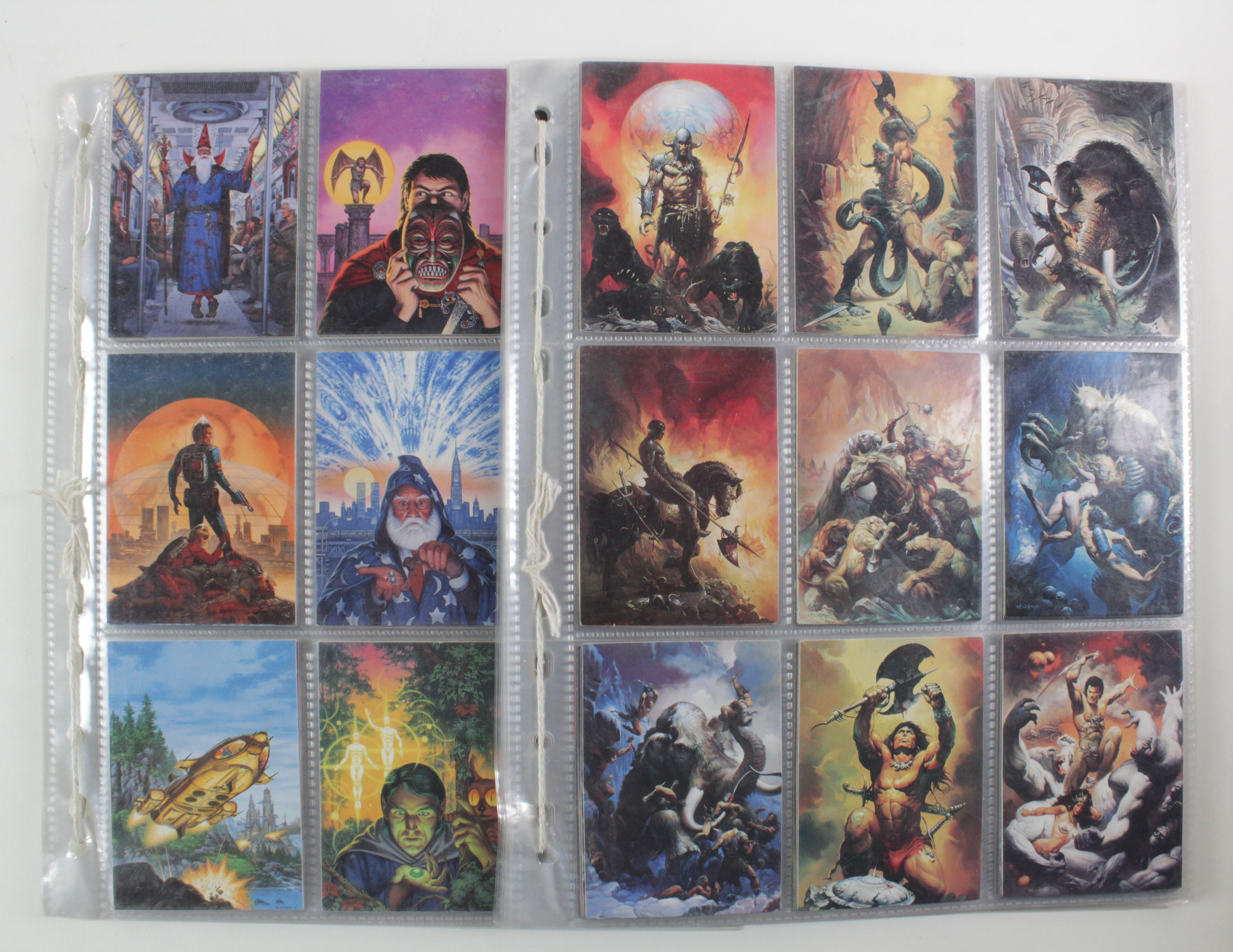 Fantasy Art - sets in sleeves, David Mattingly 1995, Ken Kelly 1992. (2)