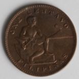 United States Philippines 1 Centavo 1927M, EF-AU