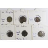 Hampshire 17th. century tokens, Alresford, Jarvas Abin, halfpenny, 1666, D.1, Fair/F, Alton Town