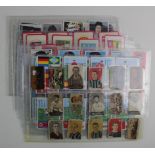 Continental Football trade cards / stickers, very mixed condition, unusual lot (approx 103 items)