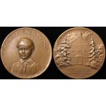 Romanian Commemorative Medal, bronze d.59mm: King Michael I School of Agriculture Herastrau
