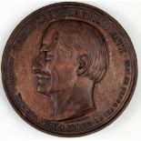Peruvian Commemorative Medal, bronze d.68mm: Presidnet Ramon Castilla 1856-1862, Lima Penitentary (