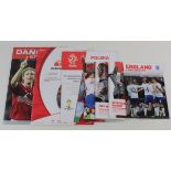 England, Official Itinerary, issued to players, officials and press, 2009-14, home and away, World
