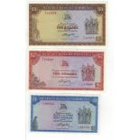 Rhodesia (3), 5 Dollars P36b (20th October 1978), 2 Dollars P39b (24th May 1979) & 1 Dollar P38a (