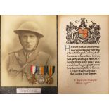 1915 Star Trio to 2.Lieut C C Brockington Welsh Regt. (Lieut on Pair). Killed In Action 8/9/1916 (