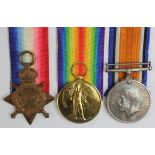 1915 Star Trio to ENGR S B Sibree RNR. (3)