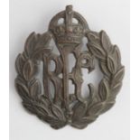 Badge - RFC - Royal Flying Corps WW1 Officer's Service Dress Cap Badge (Kipling & King 977) in