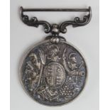 Army LSGC Medal QV named to 1646 Pte G Filtness 15/Hussars. With copy service papers, born
