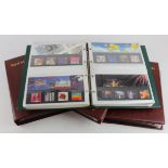 GB - four binders of Presentation Packs, c1985 to 2008. (approx 222) Buyer collects