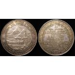 Peruvian Commemorative Medal, silver d.50mm, 70.76g: Inauguration of the Arequipa-Puno Trans-