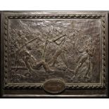 USA Bronze Wall Plaque, 280x226mm: Bunker Hill 1775 (War of Independence), would estimate c. late
