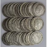 GB Halfcrowns (31) All George V pre 1920 from circulation
