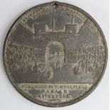 British Commemorative Medal, white metal d.48mm: Opening of the Liverpool and Manchester Railroad