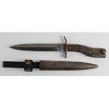 German Demag Ersatz dagger / bayonet, maker marked blade, Demag, Duisburg, & Gesetzlich,