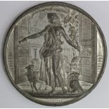 British Commemorative Medal, white metal d.63mm: Crystal Palace Opened 1854, (medal) by Pinches, VF