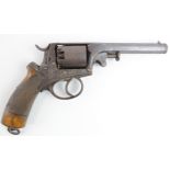 19th century percussion revolver with the name J B Wals on breach and Deane Adams & Deane London