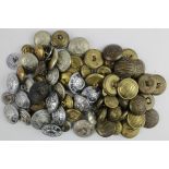Railway buttons - various - (approx 67) includes 30 Great Western Railway buttons