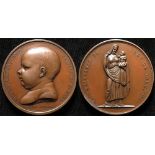 French Commemorative Medal, bronze d.41mm: Birth of Napoleon II, Napoleon Francois Joseph Charles,