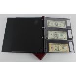 USA (78), in Hendon album with slipcase, date range 1923 - 2009, denominations from 1 Dollar to