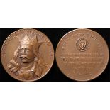 Romanian Commemorative Medal, bronze d.50mm: Homage to Stefan Voda by the National Numismatic