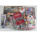 Speedway - collection of Mags, Programmes. Large box, most excellent. Includes Badges, Key rings,