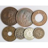 World Coins & Tokens (7) 19th-20thC, noted USA Nickel 5 Cents 1867 nEF, 'Egyptian Mint Company' 'One
