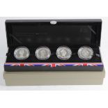 GB Royal Mint: The Queen's Coronation 60th Anniversary 1953-2013 'Portrait Collection' £5 Silver