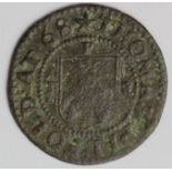 Token, 17thC : Henfield, Thomas Pilford (mercer) Halfpenny '68 (1668), Sussex No. 96, rare, VG