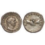 Balbinus 238 A.D. 22 April-29 July, silver antoninianus, reverse reads:- CONCORDIA AVGG, clasped